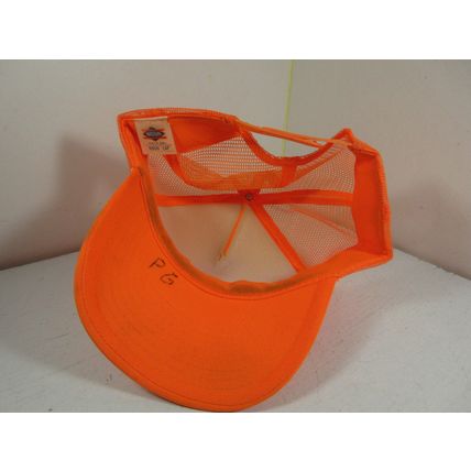 2 Vintage Ute Mountain Casino Towaoc Colorado Blaze Orange Mesh Cap Trucker Hats