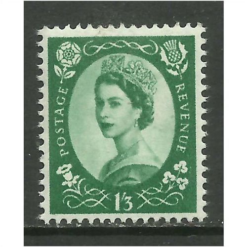 GB 1959 QE2 1/-3d Green Umm Wilding Wmk 179 SG 585.(M944 )
