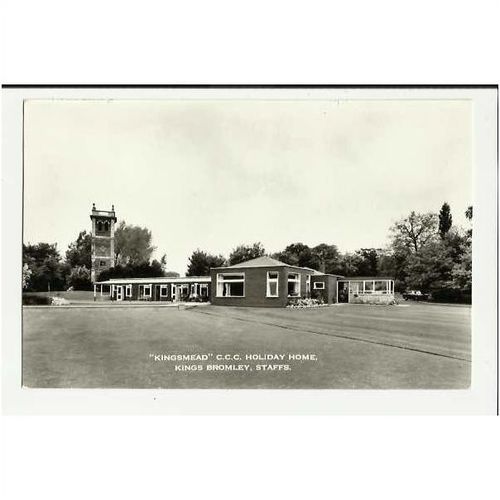 Staffordshire KINGS BROMLEY C.C.C. Holiday Home Postcard