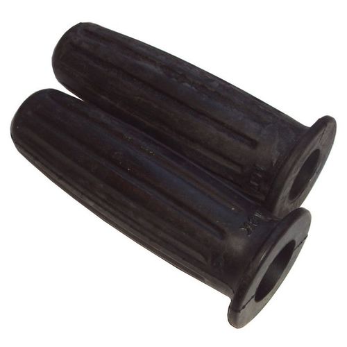 Black Grip Set Amal 366 Style BSA Triumph Motorcycle 366