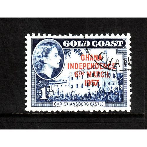 GHANA 1957 SG 171 1d DEEP BLUE FINE USED