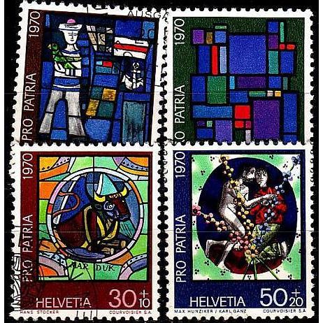 SCHWEIZ SWITZERLAND [1970] MiNr 0925-28 ( O/used ) Pro Patria