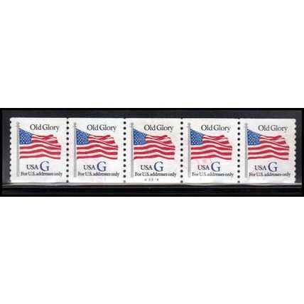 Used 2890 32c G Old Glory Very Fine PNC A3314/5 PA3334