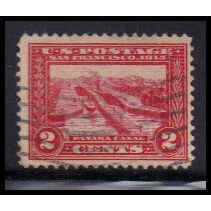 Used 398 2c Panama Canal Fine K1222