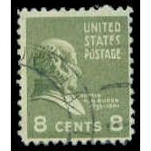 Used 813 8c Martin Van Buren Barely Clears M07856