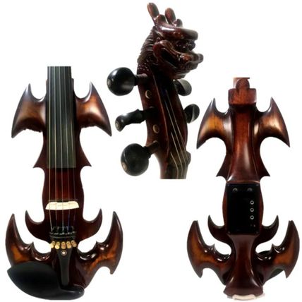 Solid Wood Crazy-1 Model 5 String Electric 4/4 Violin