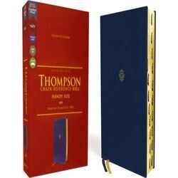 Nkjv, Thompson Chain-Reference Bible, Handy Size, Leathersoft, Navy, Red Letter,
