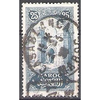 Maroc 1923 Michel 58 O Cote (2005) 0.30 € Rabat Porte de Chellah Cachet rond