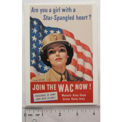 Modern postcard of War Poster - Join the WAC Now