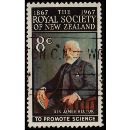 New Zealand 1967 8c Royal Society VGU - SG 882