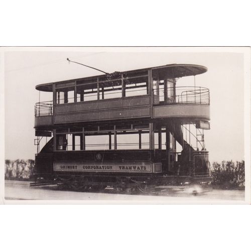 Tram Photo Grimsby Corporation Tramways Tramcar Car 14