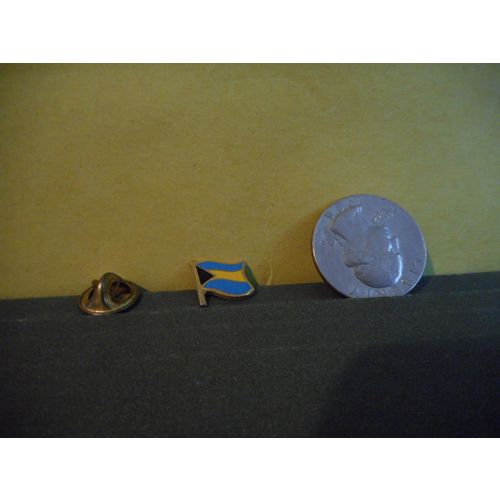The Bahamas Enamel Flag,Collector Lapel Pin