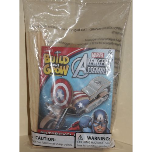 2015 Lowes Build & Grow Marvel Avengers Assemble Motorcycle Kit- Sealed