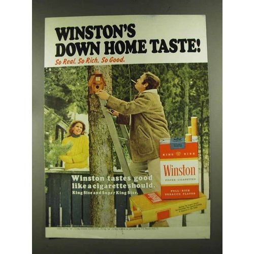 1972 Winston Cigarettes Ad