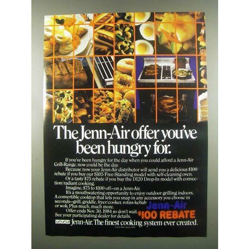 1984 Jenn-Air S105 and D120 Grill-Range Ad