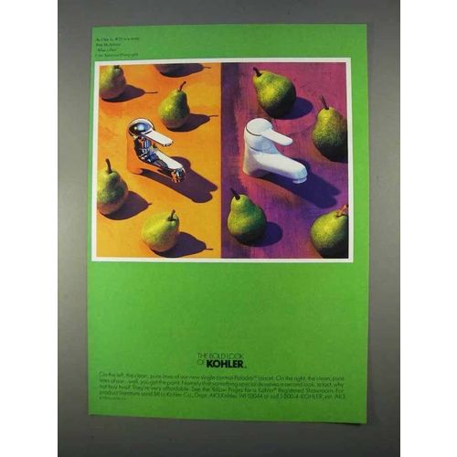 1996 Kohler Paladar Faucet Ad - Pete McArthur