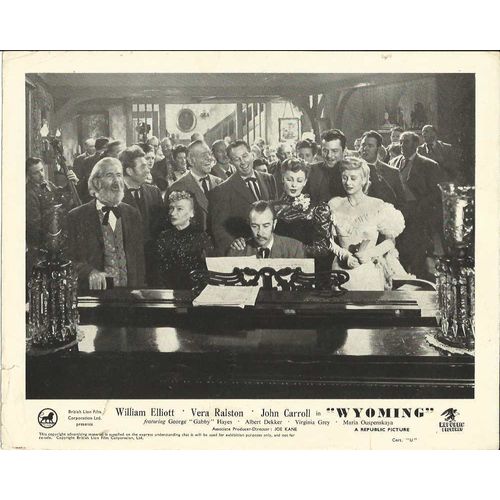 WYOMING William Elliott, Vera Ralston, John Carroll F-O-H Stills (6)