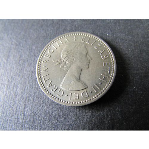 1956 QUEEN ELIZABETH II ENGLISH SHIELD ONE SHILLING FREE POST. (x) AAL
