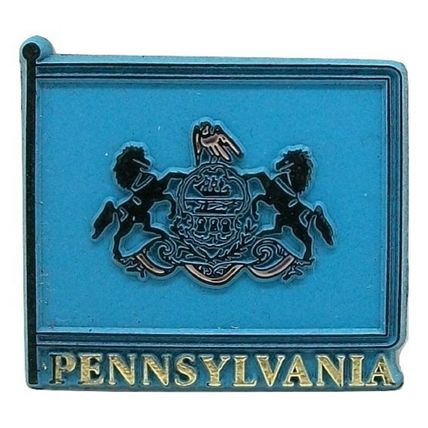 Pennsylvania State Flag Fridge Magnet