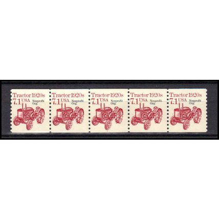 2127a 7.1c Tractor Fine MNH Dry Gum PNC 1/5 X0710