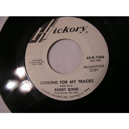 Bobby Bond Promo 45-HOUSTON BLUES/LOOKING FOR MY TRACKS