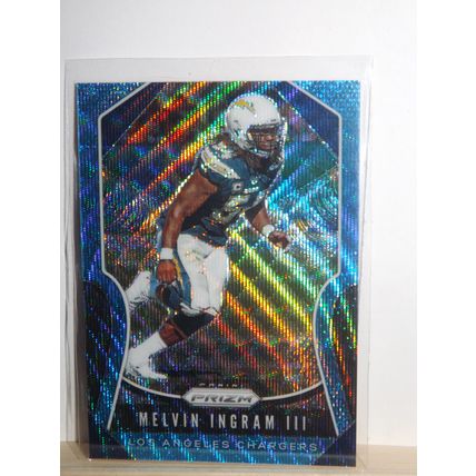 2019 Prizm MELVIN INGRAM III (Chargers) Blue Wave 22/199