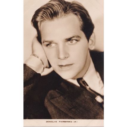 Douglas Fairbanks Hollywood Actor Film Weekly Old Postcard