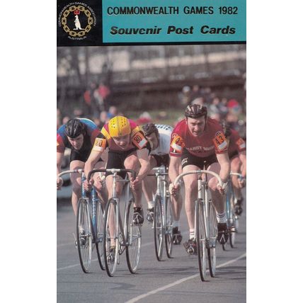 Australian Cycling Cycle Race 1982 Commonwealth Games Postcard