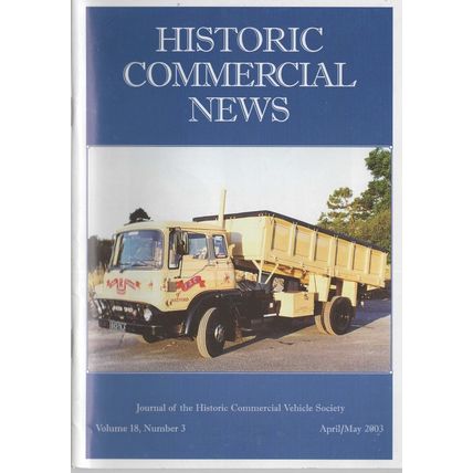 Historic Commercial News, Volume 18 No. 3 April 2003