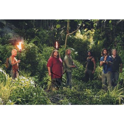 Jorge Garcia Hurley Lost Cult TV Show 12x8 Hand Signed Photo