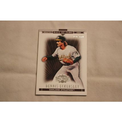 Dennis Eckersley 2007 Topps Triple Threads SEPIA NO. 40 155/599