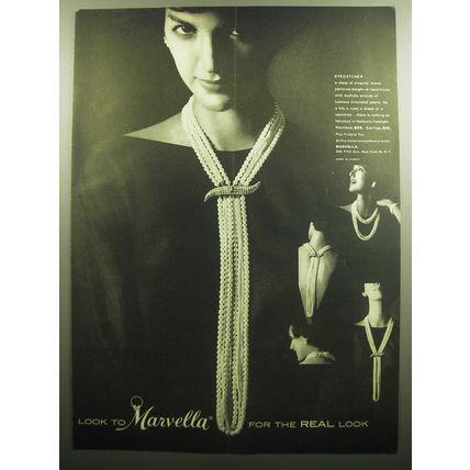 1958 Marvella Jewelry Ad - Eyecatcher