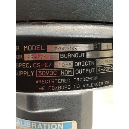 Foxboro E94-QXXL stcTemperature Transmitter SENSOR PR-239,E94-OXXL,TL