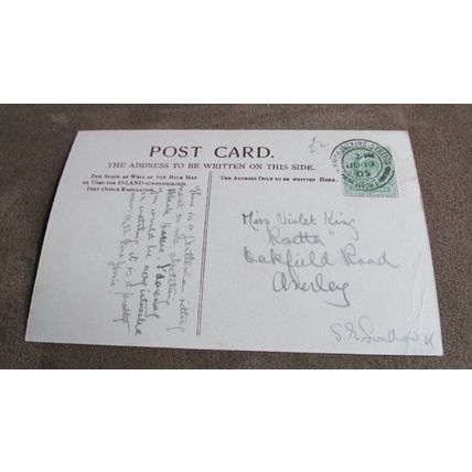 1905 fr J Welch Postcard - Coastal Scene - Broadstairs, Kent