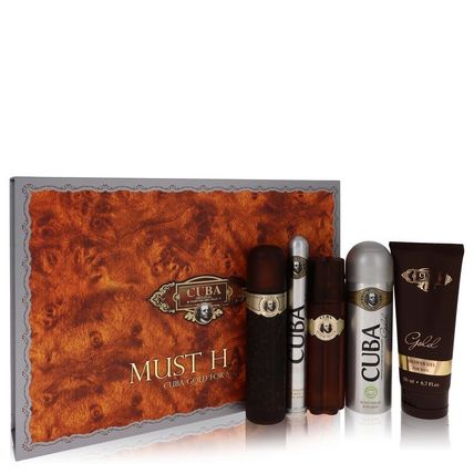 Cuba Gold by Fragluxe 5 Piece Gift Set