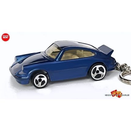 RARE KEYCHAIN BLUE PORSCHE 911 CARRERA TURBO CUSTOM Ltd GREAT GIFT NOVELTY