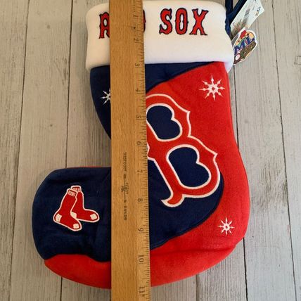 Boston Red Sox Christmas Stocking Team Beans Authentic Baseball XMAS MLB 10" NEW