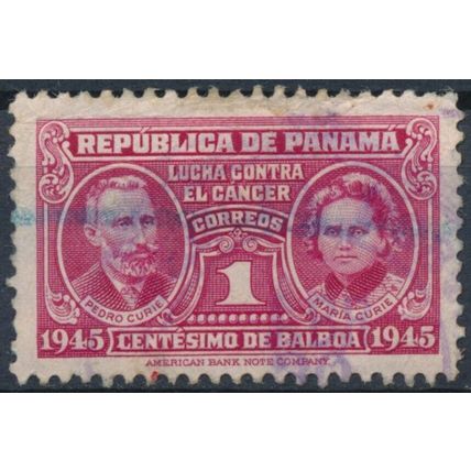 Tax, Cancer Research Fund: 1c Red - Panama 1945 - F H - SG 439