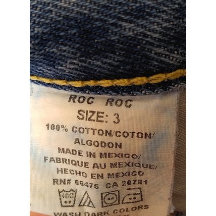 Tommy Jeans Vintage Roc Roc 3/30 Medium Wash Mid Rise Women's Y2K Rare Syle!