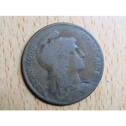 France Republic 1903 10 Centimes Coin