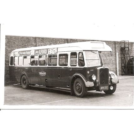 Black & White Photograph of Maidstone & District Motor Services Ltd. - MKN 212
