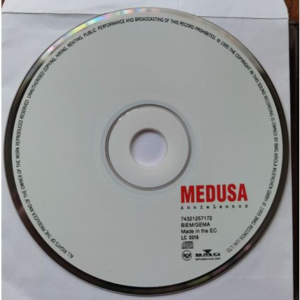 Annie Lennox Medusa cd only. 1995 covers album RCA BMG. No More I Love You's