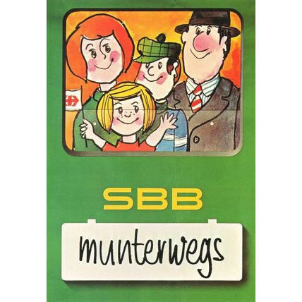 Schweiz Sitten Wallis SBB-CFF Plakat Switzerland Poster Postcard