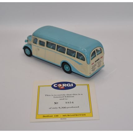 CORGI 97107 1:50 BEDFORD OB COACH MURGATROYDS COACHES BOXED