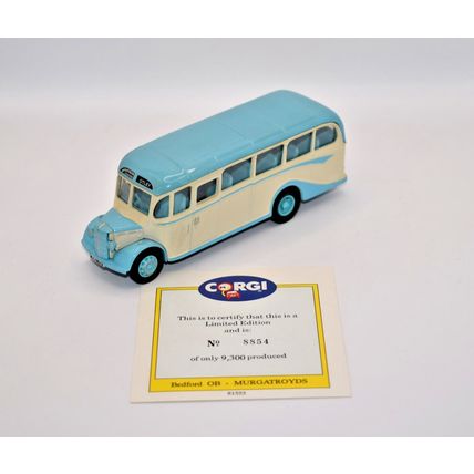 CORGI 97107 1:50 BEDFORD OB COACH MURGATROYDS COACHES BOXED