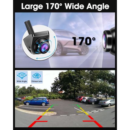 360°Rotatable】 AHD 1080P Backup Camera for Car Truck Back up Camera for Cars RV