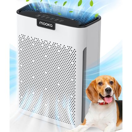 Air Purifiers for Home Large Room 2000 Ft² with Washable Filters, MOOKA H13 HEPA