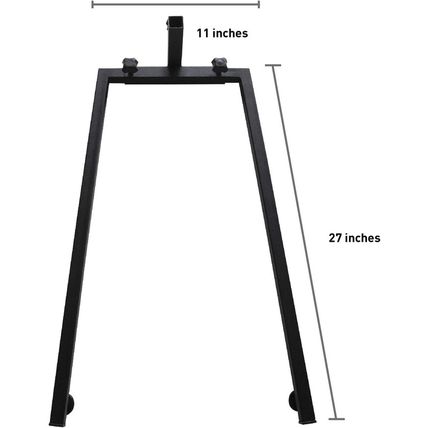 KANKA Rotisserie Grill Stand for Hard Surfaces – 100% Heavy-Duty Steel – Fits BB