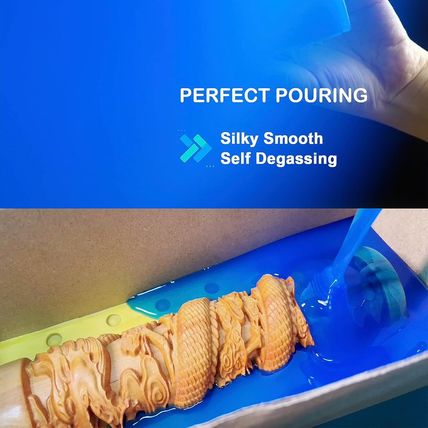 BBDINO Silicone Mold Making Kit 30A, Mold-Making Silicon Rubber 1 Gallon/10 Lbs/