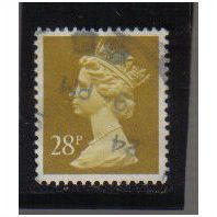 1988 GB 28P OCHRE F/U SG X976